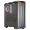 Caja PC ATX Aerocool SKYLINEV2BK doble panel frontal LED ventilador ARGB 12 cm negra