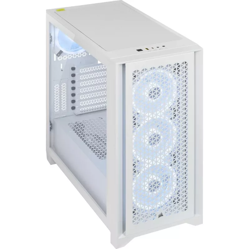 Caja torre midi CORSAIR - Icue 4000d RGB blanca