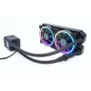 Refrigeración líquida Alphacool Eisbaer Aurora 240 CPU procesador negro