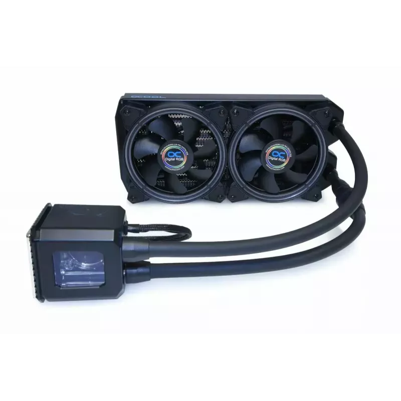 Refrigeración líquida Alphacool Eisbaer Aurora 240 CPU procesador negro