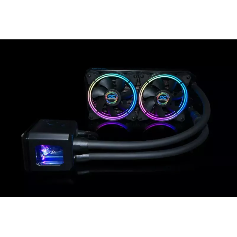 Refrigeración líquida Alphacool Eisbaer Aurora 240 CPU procesador negro