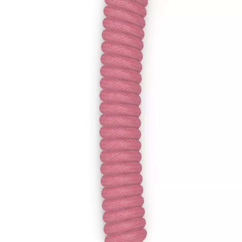 Cable espiral USB GLORIOUS GMMK Pixel Pink 1,5 m – cable espiral desmontable para teclados
