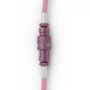 Cable espiral USB GLORIOUS GMMK Pixel Pink 1,5 m – cable espiral desmontable para teclados