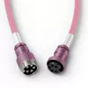 Cable espiral USB GLORIOUS GMMK Pixel Pink 1,5 m – cable espiral desmontable para teclados