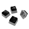 Glorious GPBT Aura V3 juego de keycaps, disposición ANSI (US), PBT, Doubleshot, negro