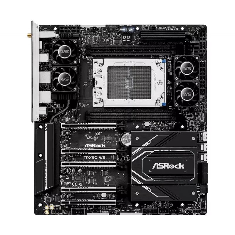 Placa base ASRock TRX50 Ws AMD TRX50 Ryzen 4 X DDR5 Audio HD 7.1ch EATX