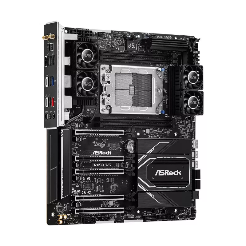 Placa base ASRock TRX50 Ws AMD TRX50 Ryzen 4 X DDR5 Audio HD 7.1ch EATX