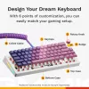 Teclado mecánico gaming GLORIOUS GMMK 3 65% Blanco — con cable USB, RGB, QWERTY (US)