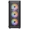 Caja gaming ATX Aerocool BEAMBKV2 4 ventiladores 12cm FRGB Negra