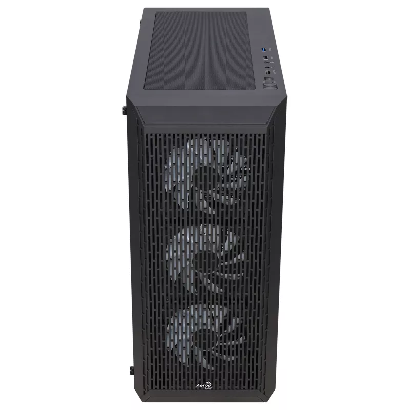 Caja gaming ATX Aerocool BEAMBKV2 4 ventiladores 12cm FRGB Negra