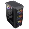 Caja gaming ATX Aerocool BEAMBKV2 4 ventiladores 12cm FRGB Negra