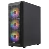 Caja gaming ATX Aerocool BEAMBKV2 4 ventiladores 12cm FRGB Negra