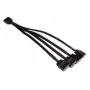 Cable divisor RGB Alphacool 18710 negro plástico