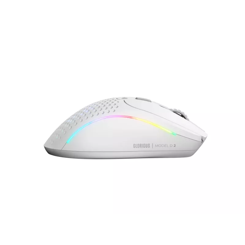 Ratón Glorious Gaming Glorious Model D 2 Wireless - blanco mate, diestro, RF Wireless, 19000 DPI, blanco