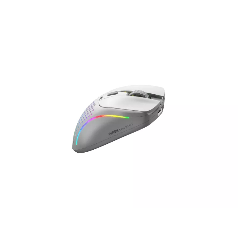 Ratón Glorious Gaming Glorious Model D 2 Wireless - blanco mate, diestro, RF Wireless, 19000 DPI, blanco