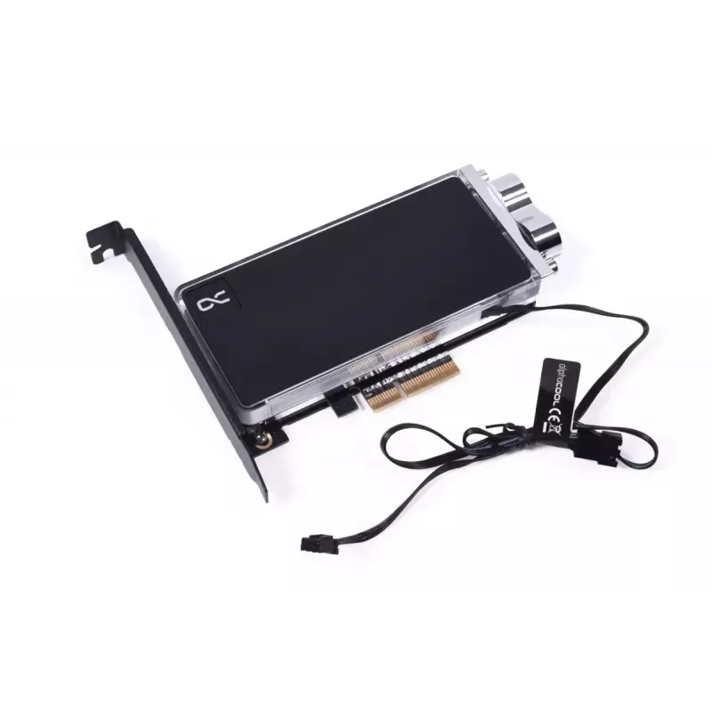 Refrigeración líquida Alphacool Core M.2 NVMe PCIe 5.0 con backplate