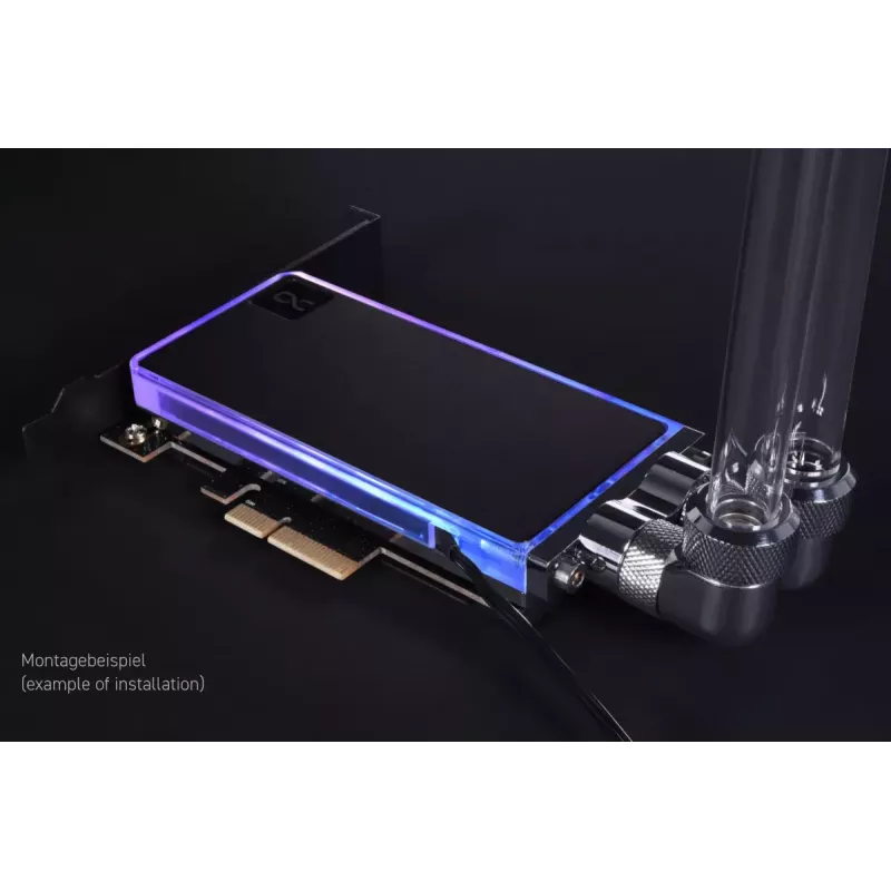 Refrigeración líquida Alphacool Core M.2 NVMe PCIe 5.0 con backplate