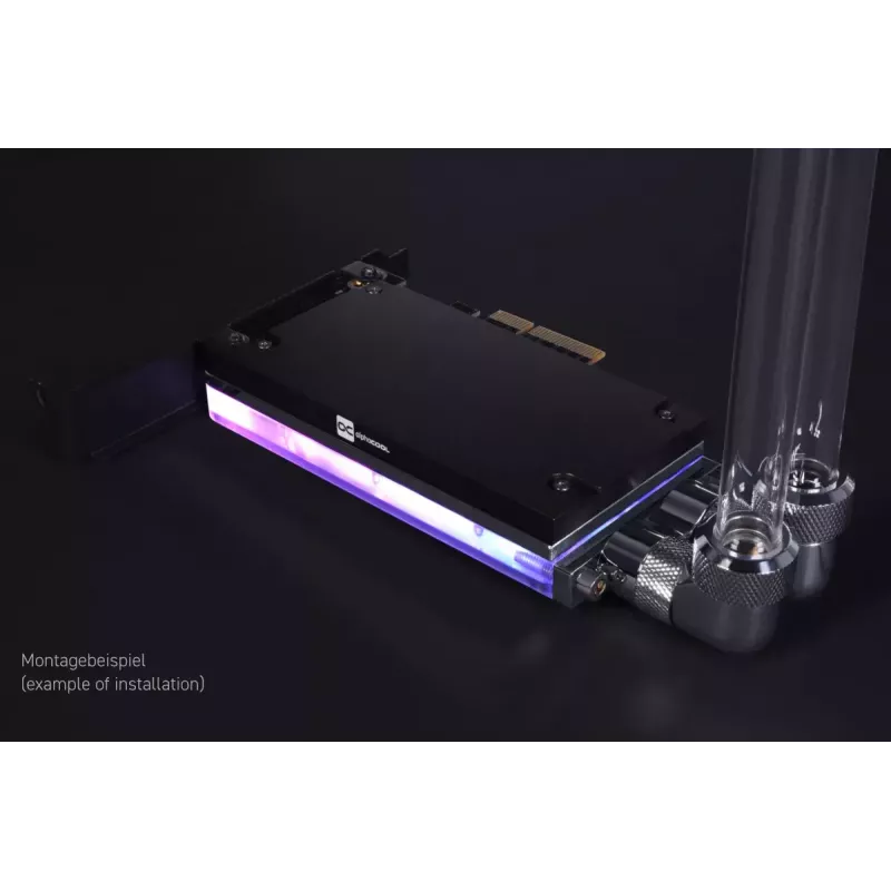 Refrigeración líquida Alphacool Core M.2 NVMe PCIe 5.0 con backplate