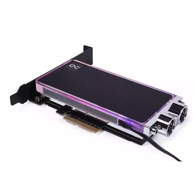 Refrigeración líquida Alphacool Core M.2 NVMe PCIe 5.0 con backplate