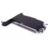 Refrigeración líquida Alphacool Core M.2 NVMe PCIe 5.0 con backplate