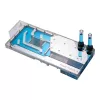 Bloque de agua + backplate Phanteks Glacier G40 acrílico cobre gris transparente