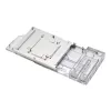 Bloque de agua + backplate Phanteks Glacier G40 acrílico cobre gris transparente
