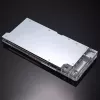 Bloque de agua + backplate Phanteks Glacier G40 acrílico cobre gris transparente