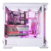 Bloque de agua + backplate Phanteks Glacier G40 acrílico cobre gris transparente