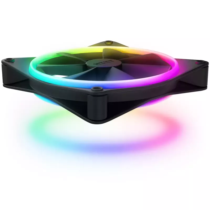Ventilador NZXT F120 RGB DUO 12 cm Negro 500–1800 RPM 2.42 mmH2O