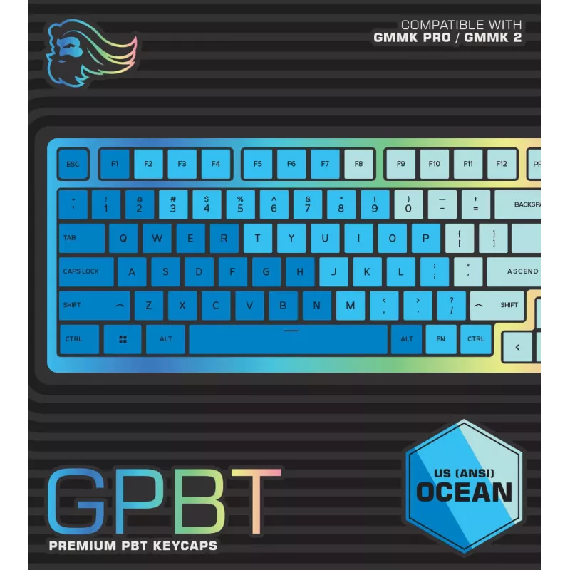 Glorious Gaming GPBT Teclas de teclado