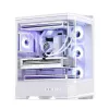 Caja de ordenador Jonsbo D400 Torre Midi ATX Cristal Templado – Blanco