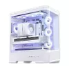 Caja de ordenador Jonsbo D400 Torre Midi ATX Cristal Templado – Blanco