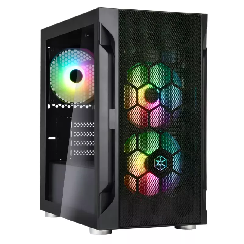 Caja de PC Silverstone FARA H1M PRO Torre Micro Negro