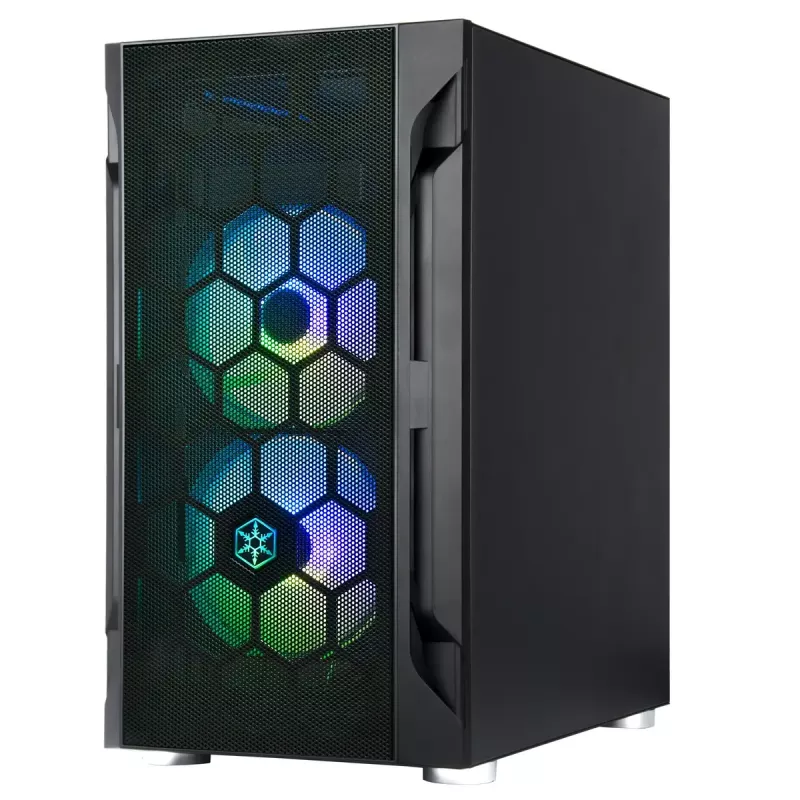 Caja de PC Silverstone FARA H1M PRO Torre Micro Negro