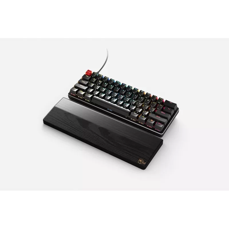 Reposamuñecas de madera para teclado Glorious PC Gaming Race GV-75-DARK Negro