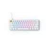 Glorious Gaming GMMK Teclado USB QWERTY US International Plata, Blanco