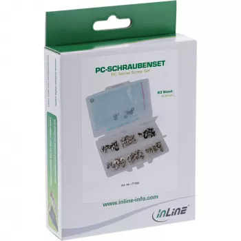 InLine Set de tornillos para servidor PC 83 uds.