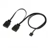 Disipador de aire Silverstone Air Slimmer 120 12 cm Negro Transparente