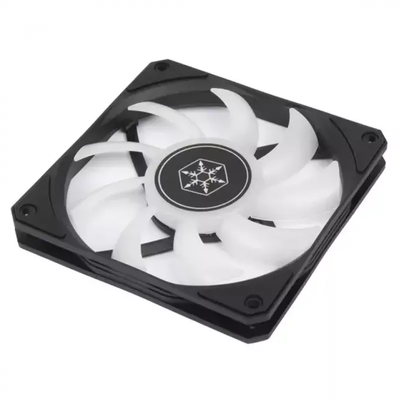 Disipador de aire Silverstone Air Slimmer 120 12 cm Negro Transparente