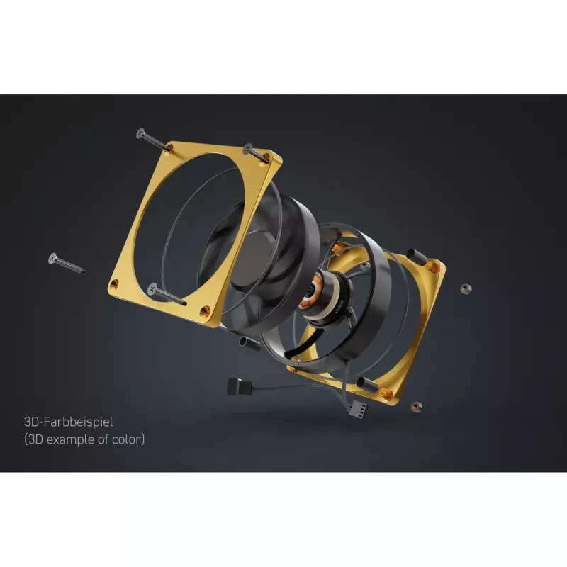 Ventilador Alphacool Apex Stealth Metall 12 cm Blanco 400-3000 rpm 30-49,9 dB