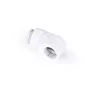 Set de montaje Alphacool Eiszapfen Conector en L giratorio G1/4 rosca macho a G1/4 rosca hembra blanco