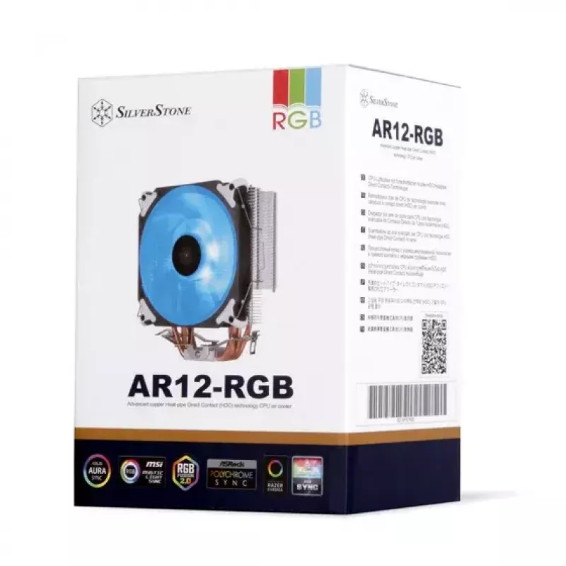 Disipador Silverstone AR12 RGB Procesador