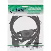 InLine Cable de alimentación en Y 1x CEE 7/7 en ángulo / 2x conector IEC C13 de 3 polos, 1,8 m