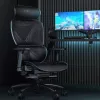 Silla de malla ThunderX3 XTC Respaldo de malla Negro Altura 118-126 cm