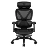 Silla de malla ThunderX3 XTC Respaldo de malla Negro Altura 118-126 cm