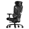 Silla de malla ThunderX3 XTC Respaldo de malla Negro Altura 118-126 cm