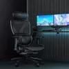 Silla de malla ThunderX3 XTC Respaldo de malla Negro Altura 118-126 cm