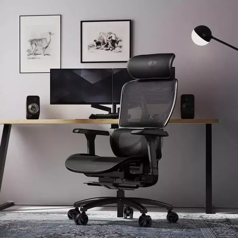 Silla de malla ThunderX3 XTC Respaldo de malla Negro Altura 118-126 cm