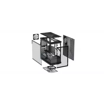 Caja de PC HYTE Y40 Midi Tower negro