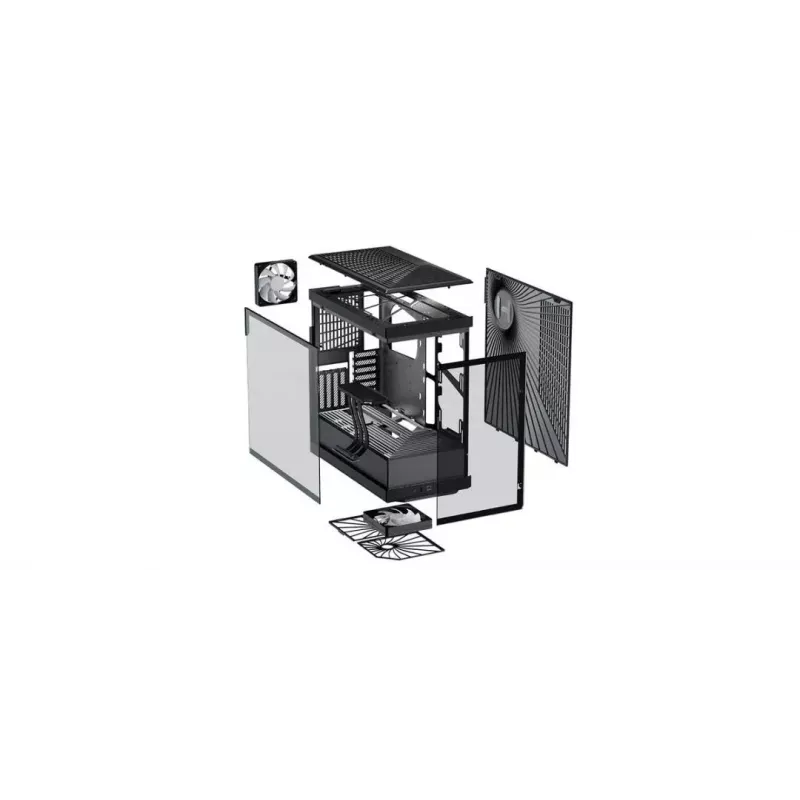 Caja de PC HYTE Y40 Midi Tower negro
